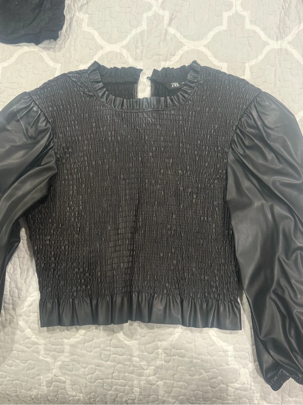 Zara fitted smocked